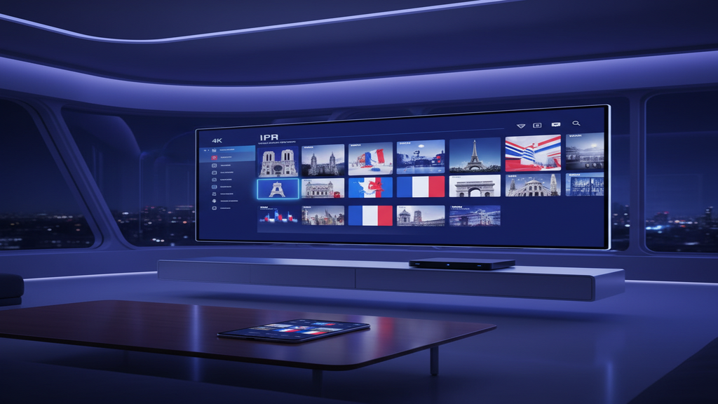 Analyse d'un abonnement IPTV AliExpress France sur un écran de télévision