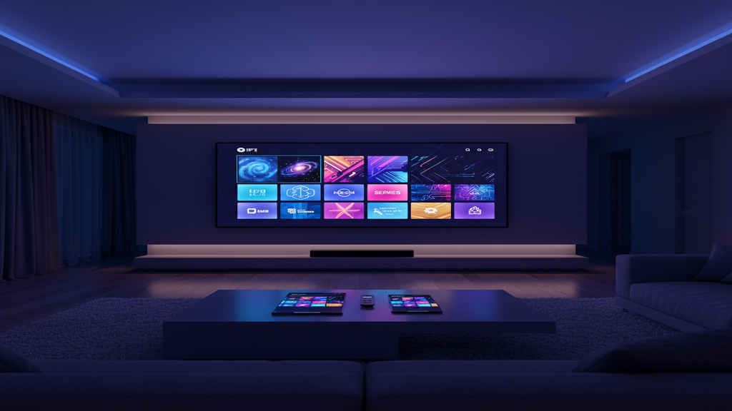 Analyse détaillée du service Atlas IPTV Pro sur un écran de Smart TV