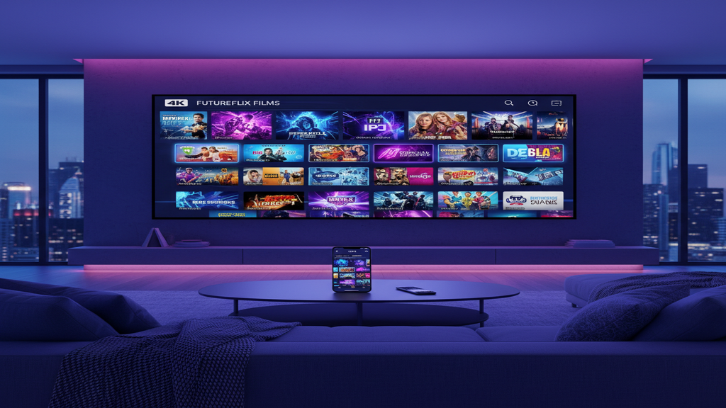 Un écran de télévision affichant des logos de chaînes pour illustrer la recherche d'un code IPTV gratuit 2025