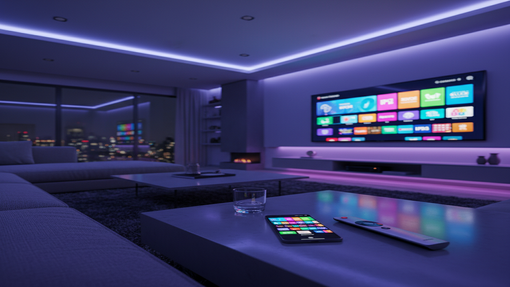 Un guide complet sur les IPTV abonnements affiché sur une tablette